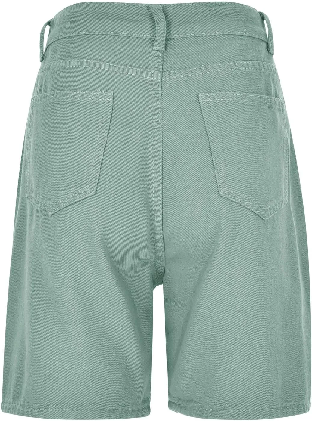 Womens Bermuda Denim Jean Jorts Casual Classic Fit High Waisted Cargo Shorts Lightweight Button Shorts with Pockets