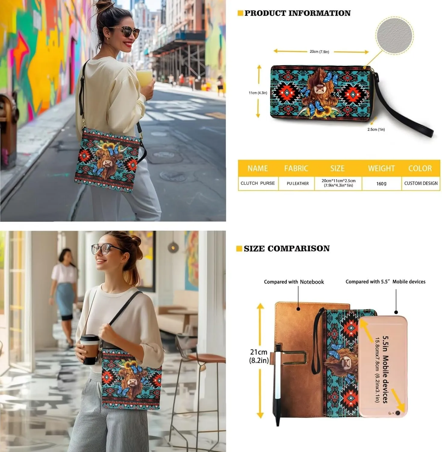 Womens Bucket Crossbody Bag Set Waterproof Shoulder Bag Top-Handle Handbags with Purse for Women