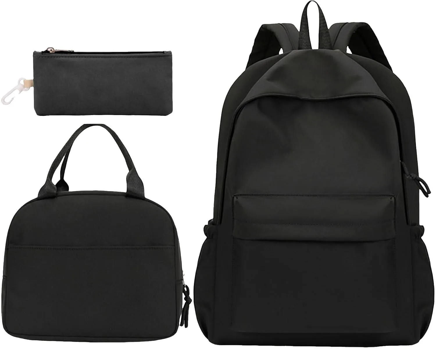 Women's Casual Fashion Backpack Soft Rucksack Ladies Shoulder Bags Medium Mini Vegan Leather Backpack for Woman(Black)