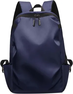 Women's Fashion Cloth Outdoor Travel Bag Lightweight Student School Bags Mini Vegan Leather Backpack for Woman(Blue)