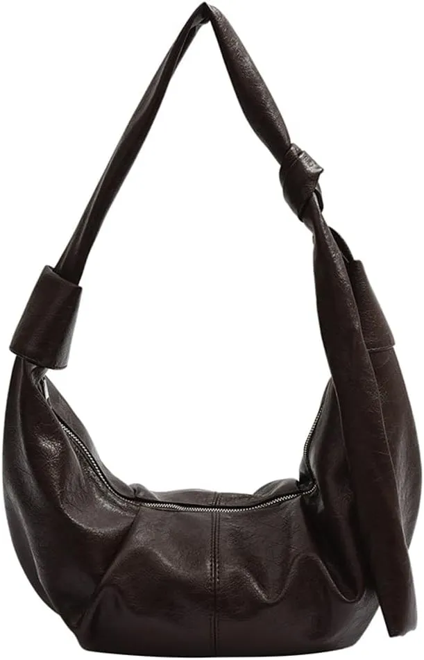 Womens Fashion Shoulder Crossbody Bag Soft Vegan leather Tote Purse Large Dumpling Handbag Top Handle Y2k Satchel
