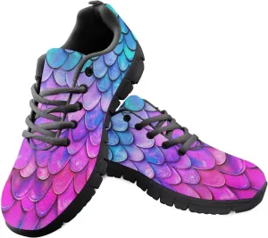 Women's Fashion Sneakers Low Top Casual Shoes Lightweight Wide Arch Support Travel Sneakers for Workout Size 5-12 Black Sole