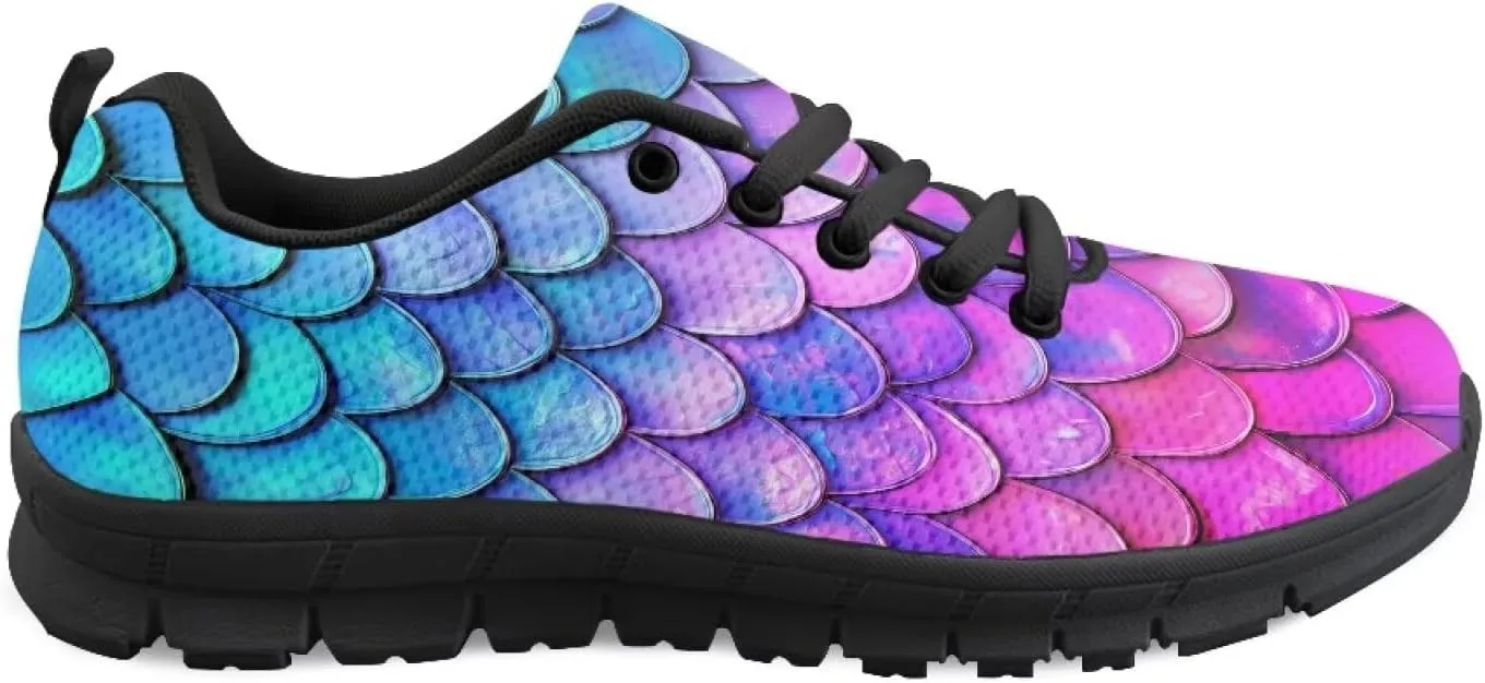 Women's Fashion Sneakers Low Top Casual Shoes Lightweight Wide Arch Support Travel Sneakers for Workout Size 5-12 Black Sole