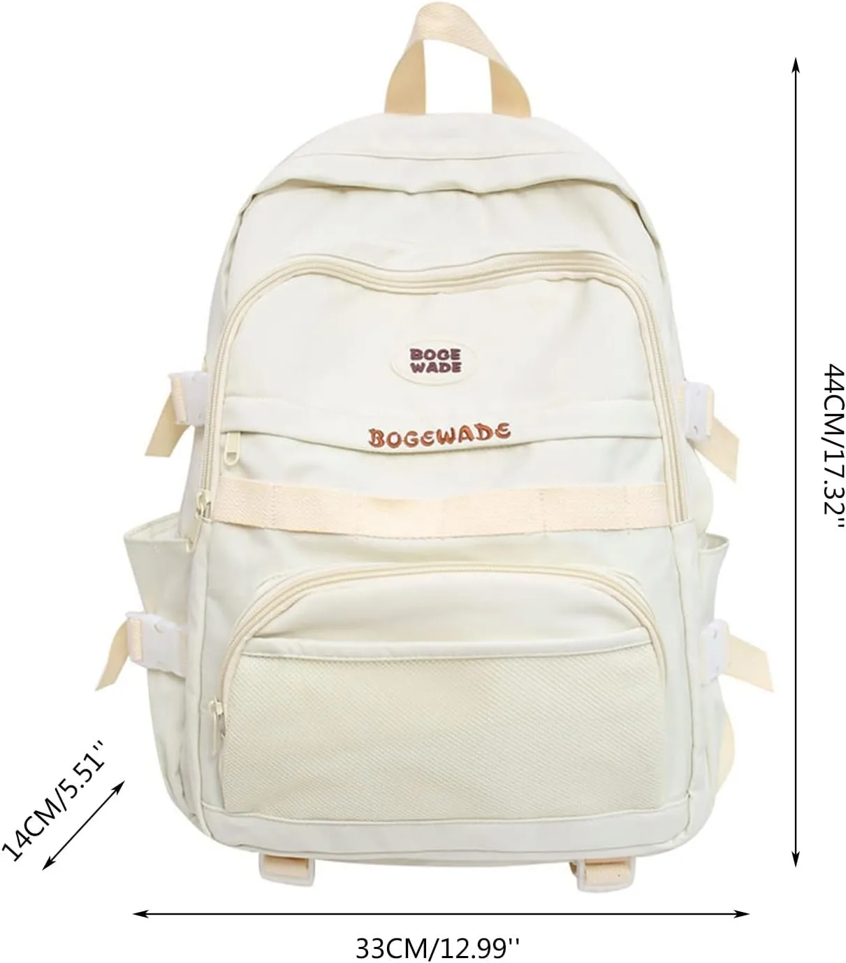 Women's Function Casual Backpack Retro Large Capacity Solid Soft Fashion Backpacks Multipurpose Design Backpack(Black)