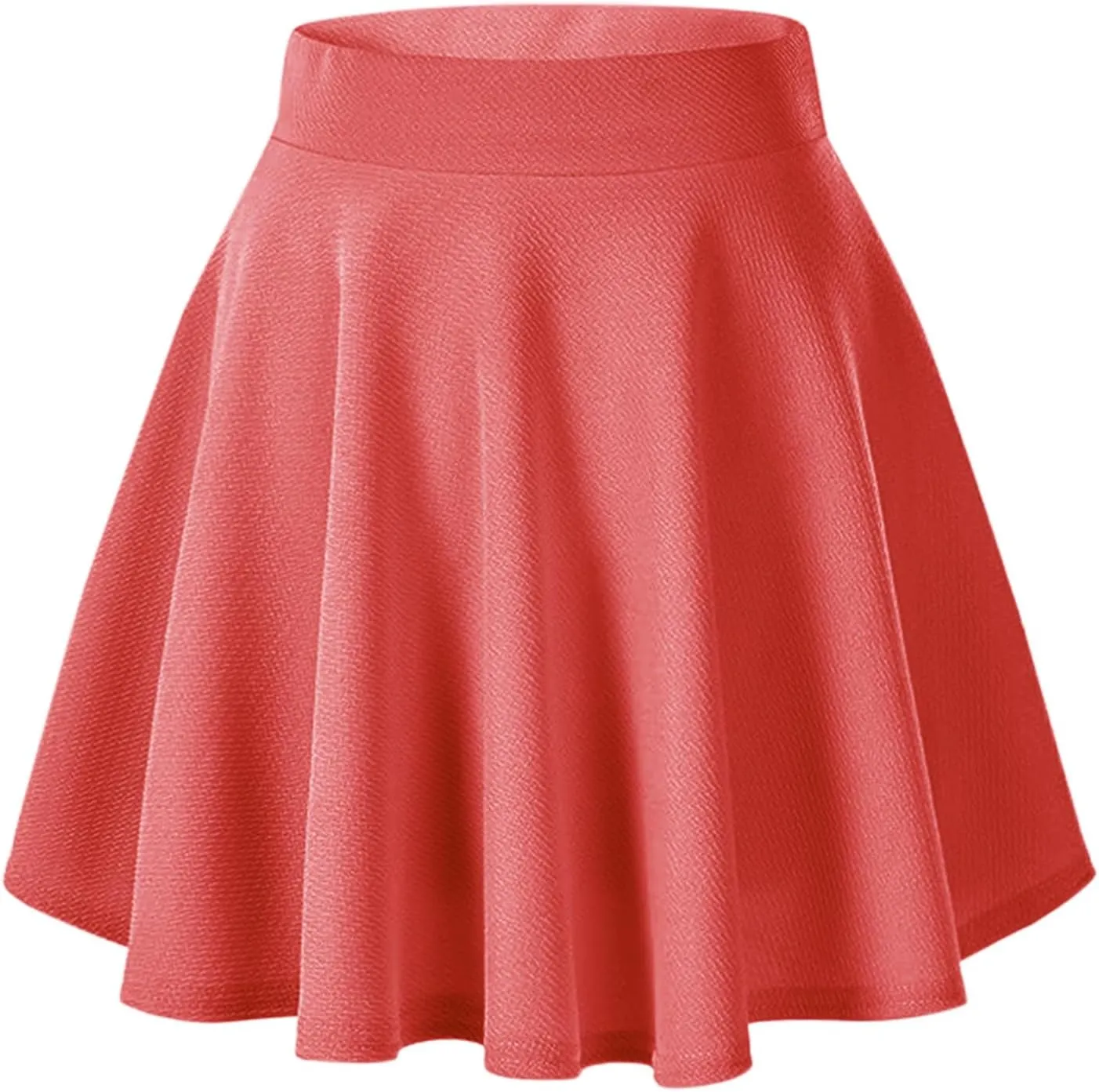 Women's Pleated Mini Skater Skirt Stretch Basic School Cheerleader Tennis Skirt Comfy Casual Uniform 2025 Summer
