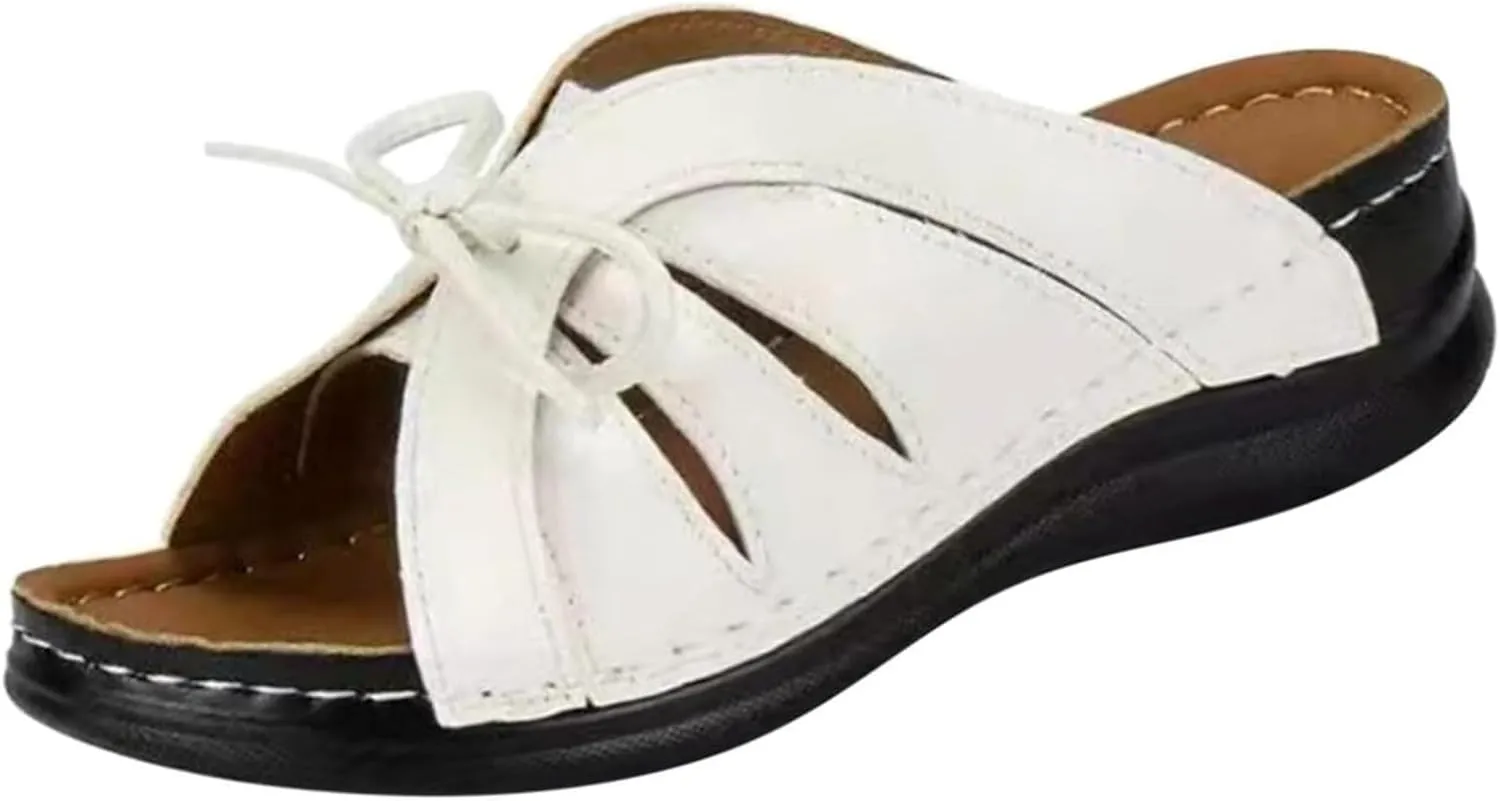 Women's Sandals Comfortable Cute Orthopedic Slippers Arch Support Flip Flops Dressy Summer Beach Walking Orthotic Slides