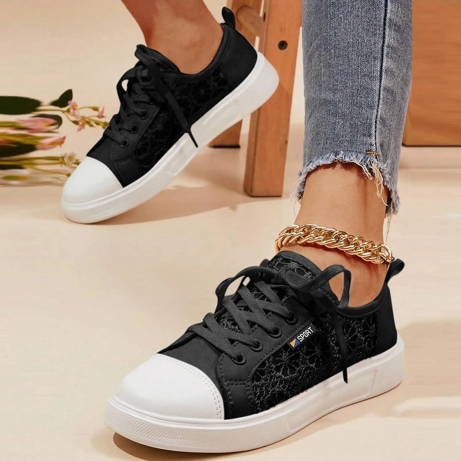 Women's Slip On Walking Shoes Running Comfortable Tennis Breathable Non Slip Athletic Gym Workout Training Sneakers