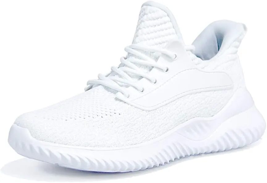 Womens Walking Shoes - Slip On Tennis Running Shoes Memory Foam Lightweight Work Sneakers for Indoor Outdoor Gym
