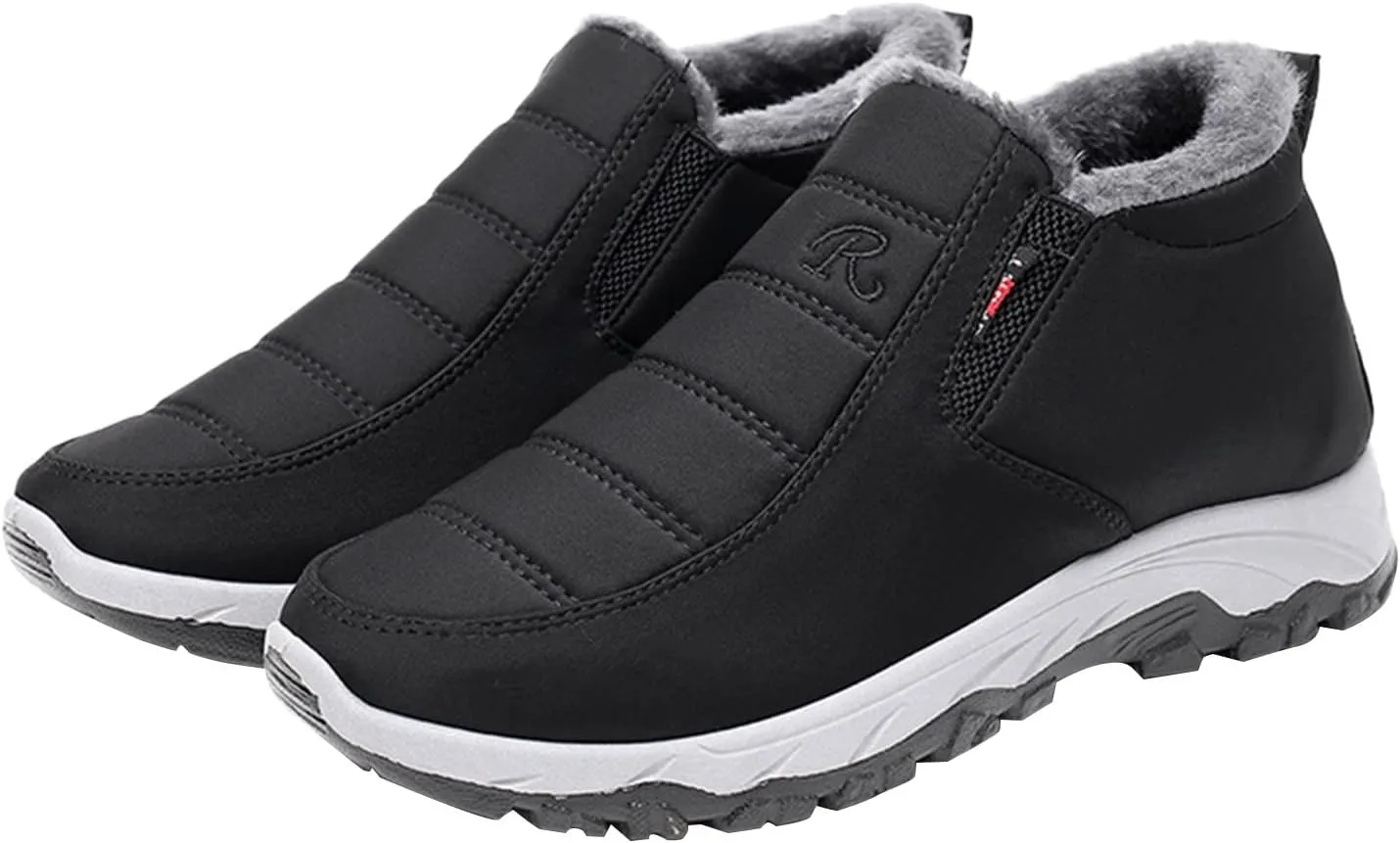 Women's Wide Calf Wide Width Snow Boots Waterproof Winter Boots for Women Lightweight Womens Winter Boots Wide Toe Womens Tall Rubber Boots Waterproof Winter Boot for Women 2023 Trendy