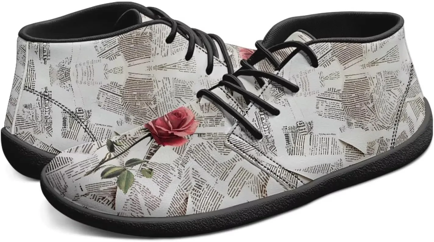 Women's Zero Drop Barefoot Shoes | Wide Width Fashion Sneaker | Non-Slip Minimalist Workout Running Sneaker US 6-13.5