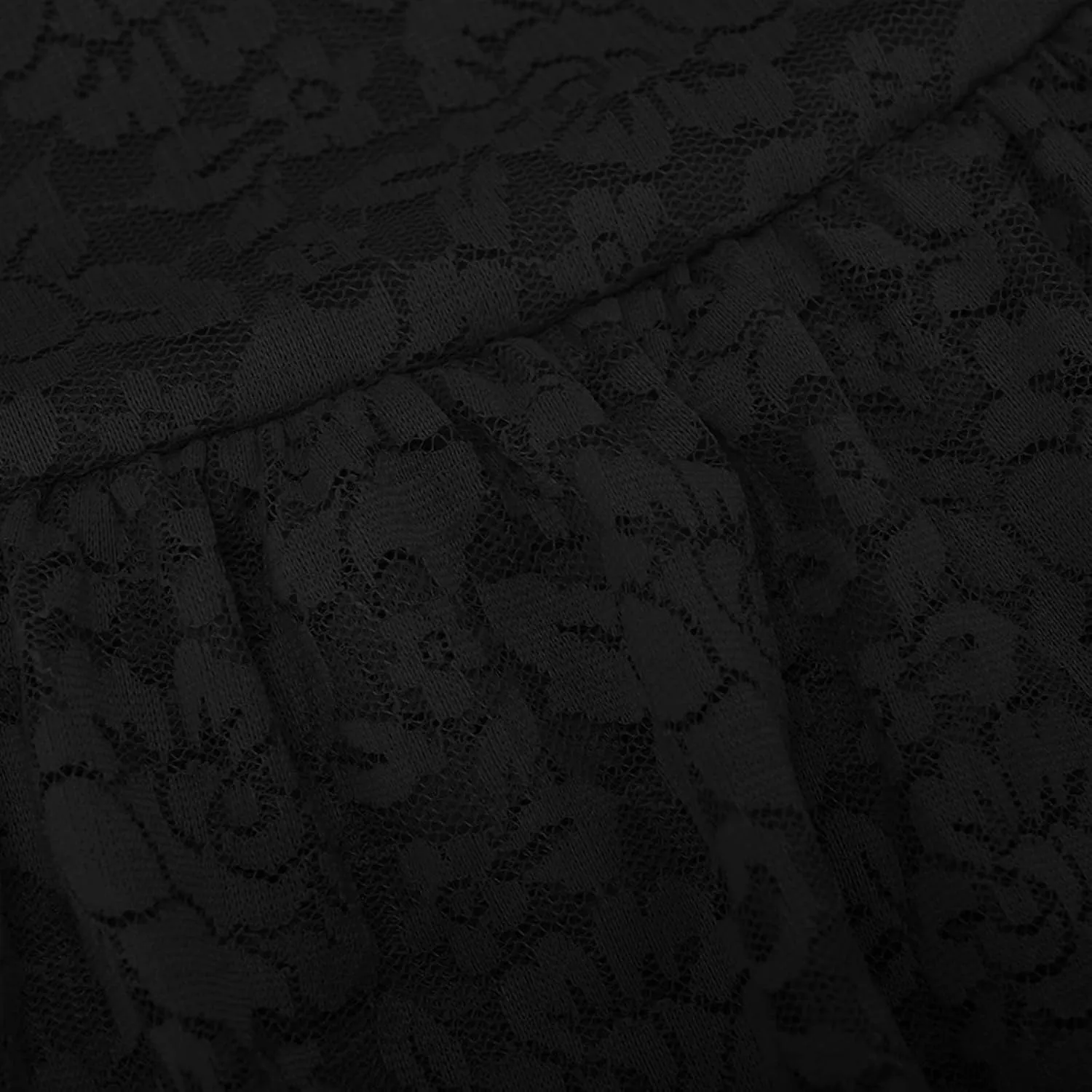 Y2k Lace Mini Skirt for Women Gothic Layering Half Slip Skirt Ruffled Flowy A-Line Skirt Vintage Short Underskirt