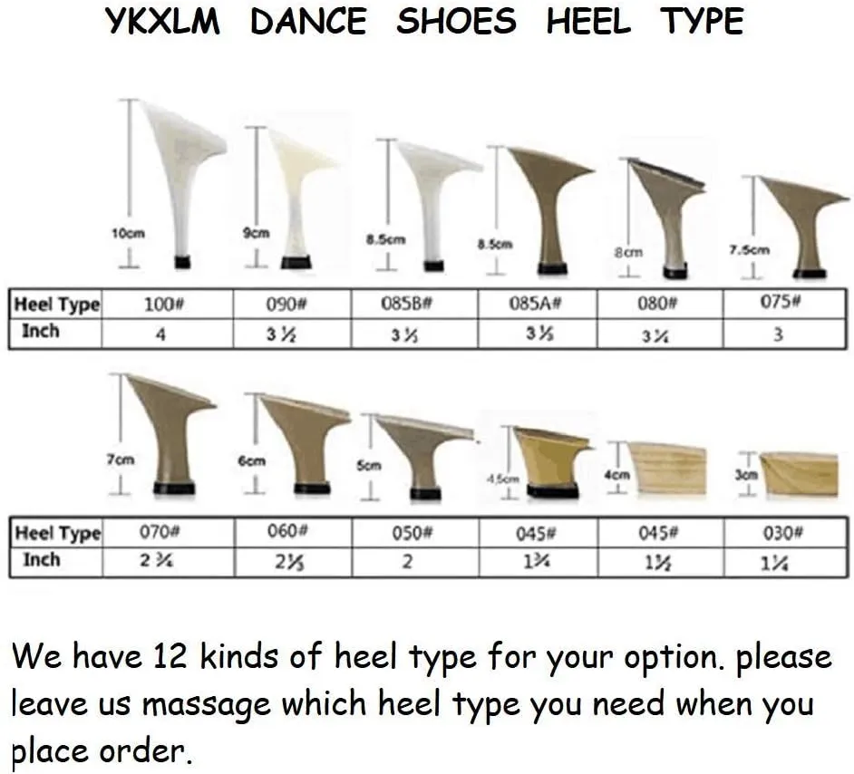 YKXLM Women's Latin Dance Shoes with Rhinestone Peep Toe Lace Up Ballroom Salsa Tango Practice Performance Dance Shoes,Model YCL452